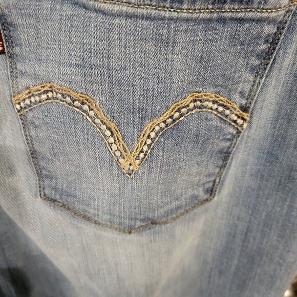 WOMANS LEVIS 515 BOOTCUT JEANS SZ 12 - Picture 4 of 10